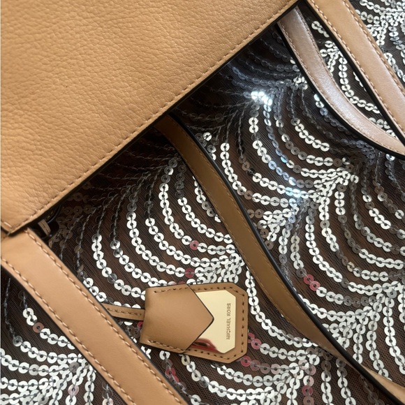 Michael Kors Tan Leather Tote Bag - Picture 6 of 12